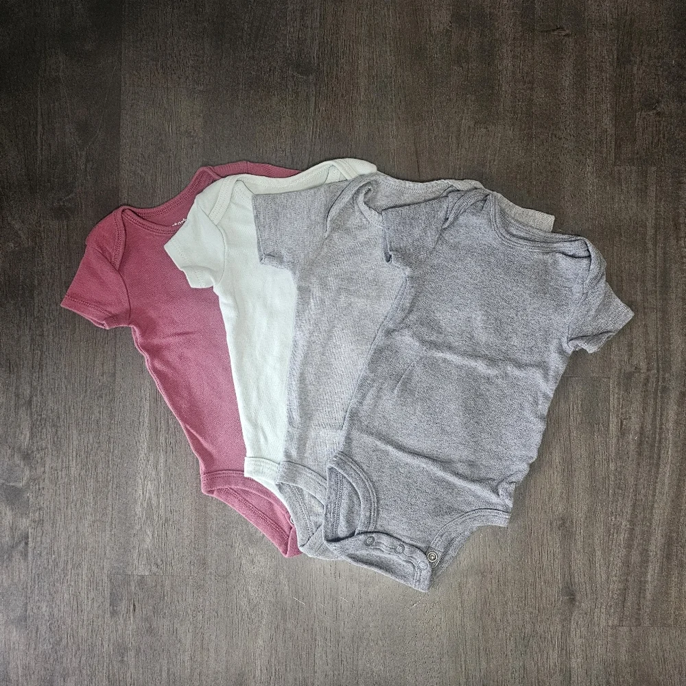 Set of Mixed Baby Bodysuits